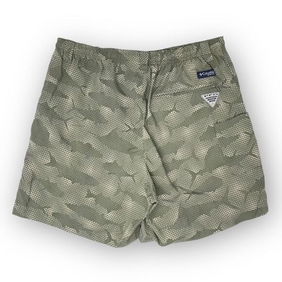 Columbia PFG Swim Trunks Fish Camo 8” Inseam Omni Shade Men Size Small No Liner - Picture 2 of 11